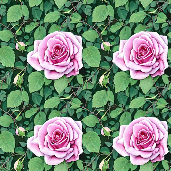 Close Up Rose Fabric - ineedfabric.com