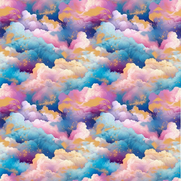 Cloud Fantasy Pattern 3 Fabric - ineedfabric.com