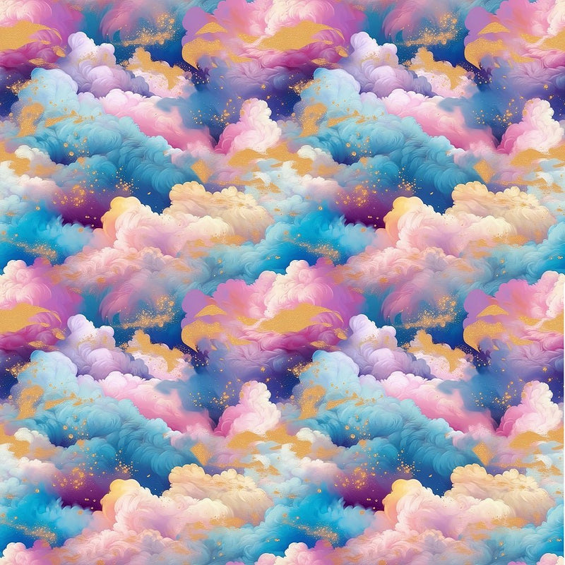 Cloud Fantasy Pattern 3 Fabric - ineedfabric.com