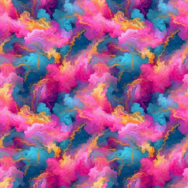 Cloud Fantasy Pattern 4 Fabric - ineedfabric.com