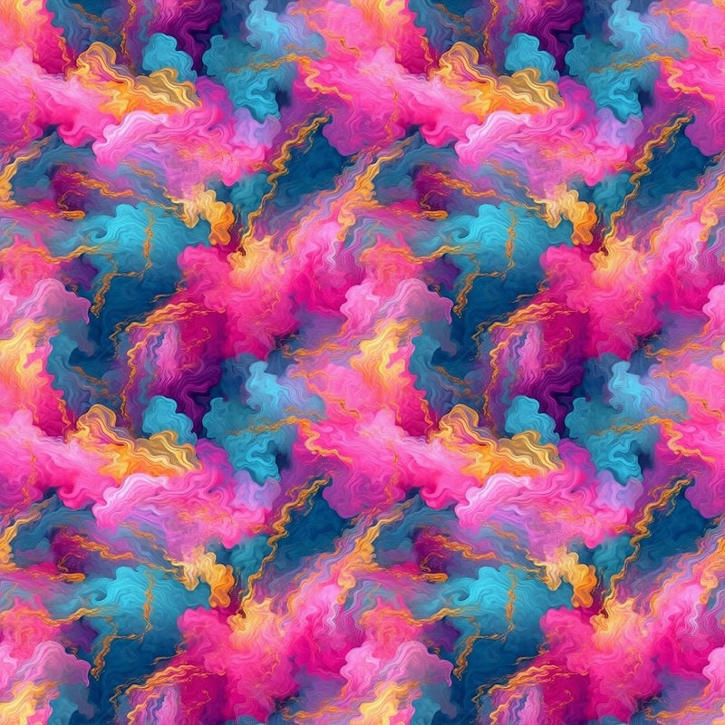 Cloud Fantasy Pattern 4 Fabric - ineedfabric.com