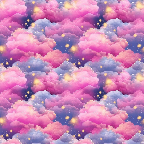 Cloud Fantasy Pattern 5 Fabric - ineedfabric.com