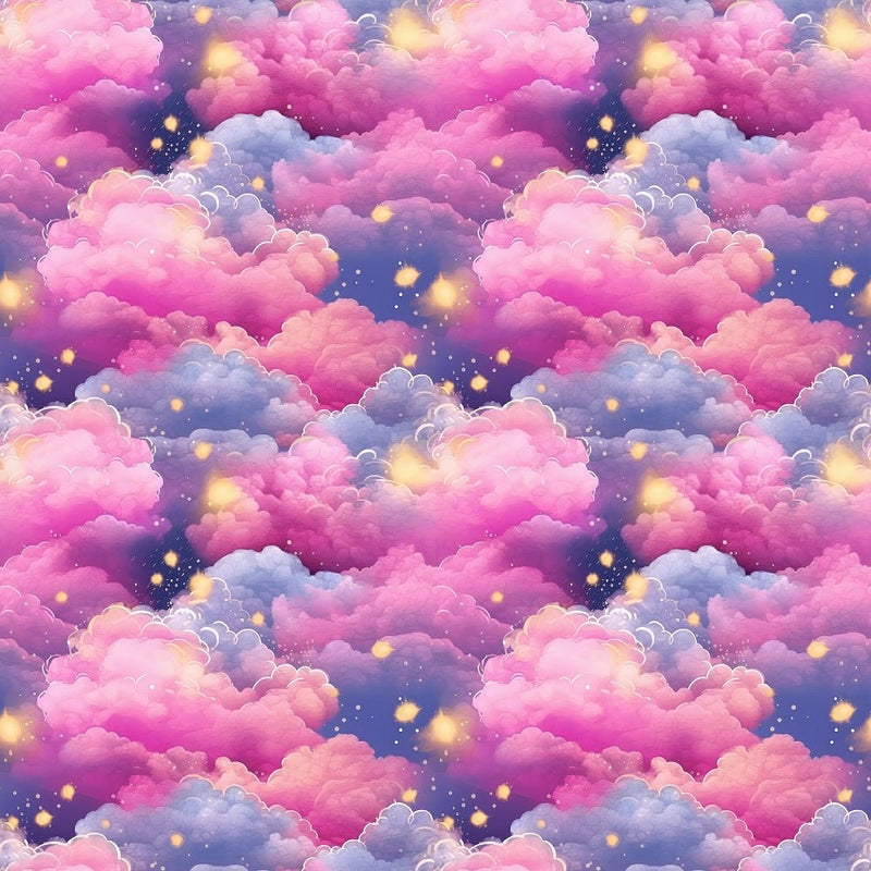 Cloud Fantasy Pattern 5 Fabric - ineedfabric.com