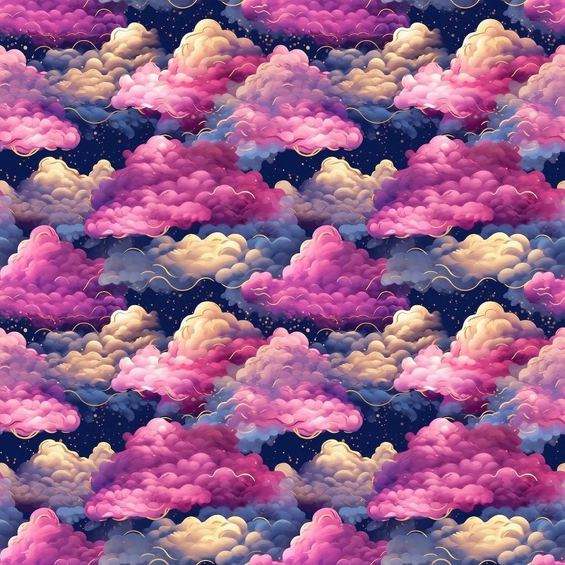 Cloud Fantasy Pattern 7 Fabric - ineedfabric.com