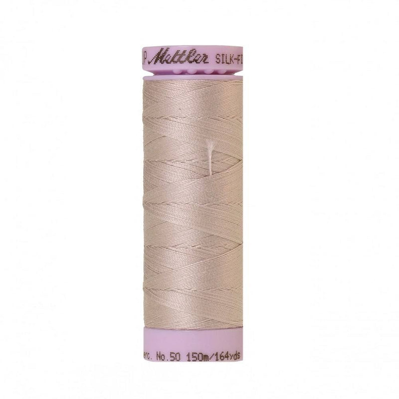 Cloud Gray Silk-Finish 50wt Solid Cotton Thread - 164yd - ineedfabric.com