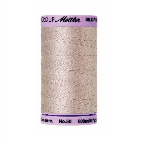 Cloud Gray Silk-Finish 50wt Solid Cotton Thread - 547yds - ineedfabric.com