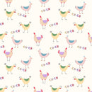 Co-Co Funny Chicken Fabric - ineedfabric.com