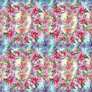 Collage of Peony Flowers Fabric - ineedfabric.com