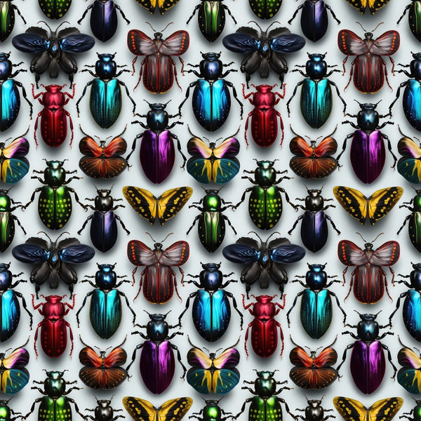 Colorful Beetle Fabric - ineedfabric.com