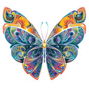 Colorful Butterfly Fabric Panel - ineedfabric.com