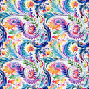 Colorful Floral Pattern Fabric - ineedfabric.com