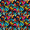 Colorful Geometric Retro Fabric - ineedfabric.com