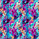 Colorful Grunge Marbled Fabric - ineedfabric.com