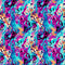 Colorful Grunge Marbled Fabric - ineedfabric.com