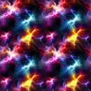 Colorful Lightning Fabric - ineedfabric.com