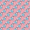 Colorful Ornaments on Swirl Fabric - Pink - ineedfabric.com
