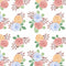 Colorful Rose Fabric - Multi - ineedfabric.com