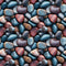 Colorful Stones Fabric - ineedfabric.com