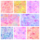 Colorful Watercolor Charm Pack - 8 Pieces - ineedfabric.com
