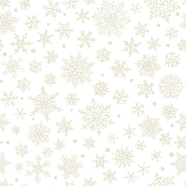 Complex Snowflakes Tone on Tone Fabric - ineedfabric.com