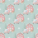 Cotton Candy Farm Holiday Pattern 10 Fabric - ineedfabric.com