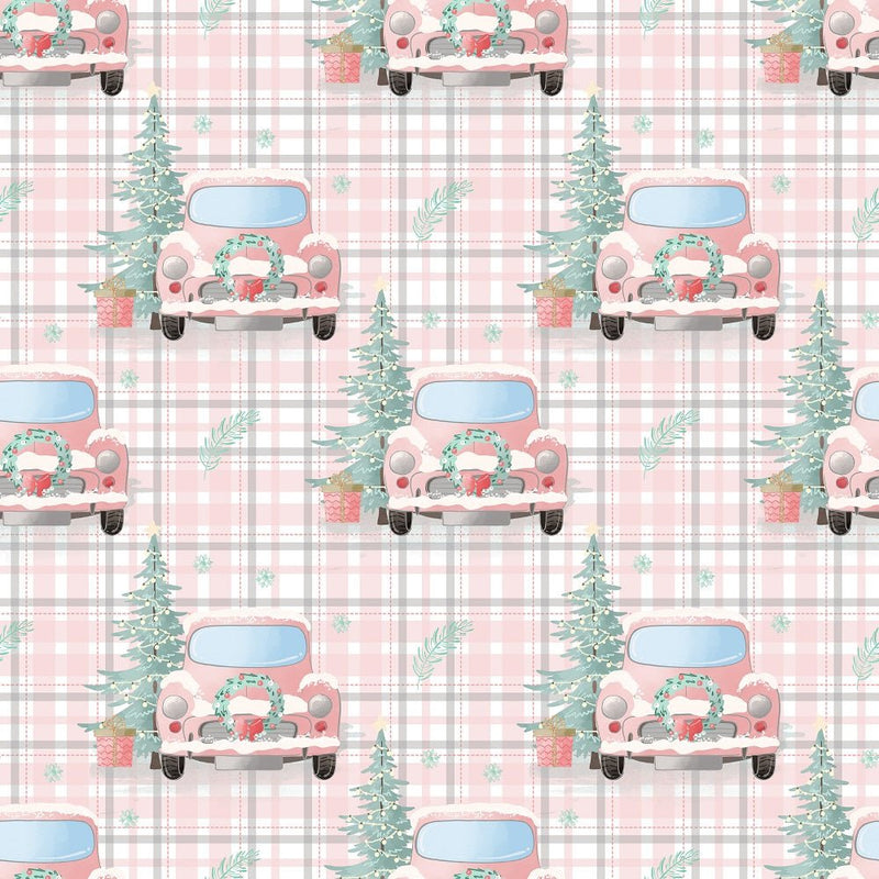 Cotton Candy Farm Holiday Pattern 3 Fabric - ineedfabric.com