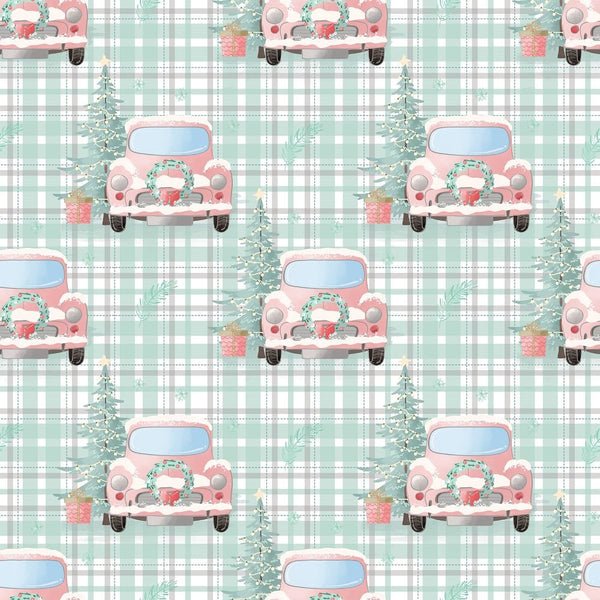 Cotton Candy Farm Holiday Pattern 4 Fabric - ineedfabric.com