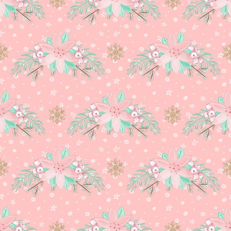 Cotton Candy Farm Holiday Pattern 5 Fabric - ineedfabric.com