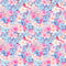 Cotton Candy Flower Fabric - ineedfabric.com
