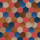 Country Patchwork Fabric - ineedfabric.com
