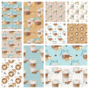 Cozy Coffee Fabric Collection - 1/2 Yard Bundle - ineedfabric.com