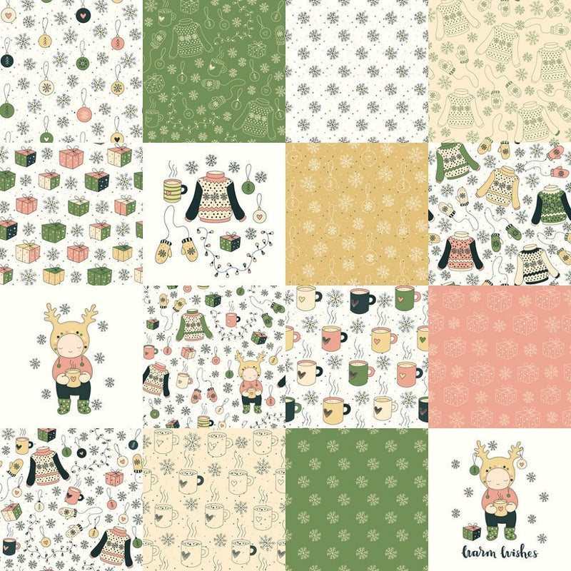 Cozy Winter Time Patchwork Fabric - ineedfabric.com