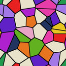 Crazy Paving Mosaic 10 Fabric - ineedfabric.com