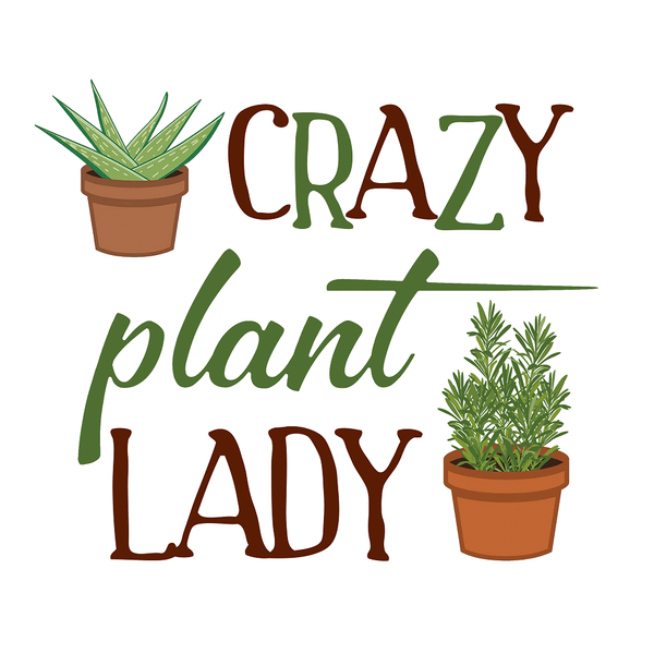 Crazy Plant Lady Fabric Panel - ineedfabric.com