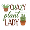 Crazy Plant Lady Fabric Panel - ineedfabric.com