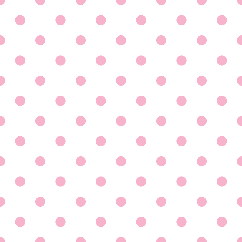 Cupid Pink Dots Fabric - White - ineedfabric.com