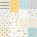 Cute Bees Fat Eighth Bundle - 15 Pieces - ineedfabric.com