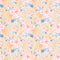 Cute Birds and Flowers Floral 2 Fabric - Yellow - ineedfabric.com