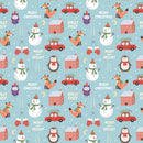 Cute Christmas Allover Fabric - ineedfabric.com