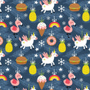Cute Christmas Ornaments Fabric - Multi - ineedfabric.com