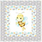 Cute Dancing Sweet Bee Wall Hanging 42" x 42" - ineedfabric.com