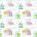 Cute Dragons, Clouds, & Stars Fabric - ineedfabric.com