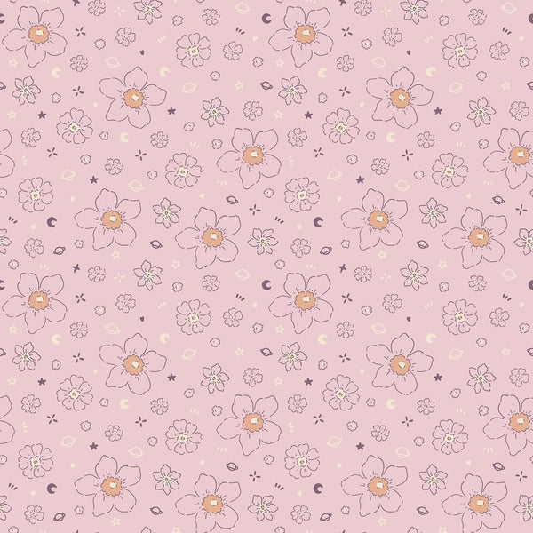 Cute Kittens & Floral Pattern 7 Fabric - ineedfabric.com