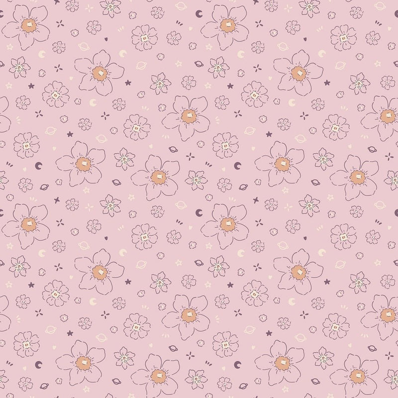 Cute Kittens & Floral Pattern 7 Fabric - ineedfabric.com