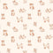 Cute Kittens & Floral Pattern 8 Fabric - ineedfabric.com
