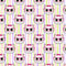Cute Kittens & Stripes Fabric - Multi - ineedfabric.com