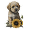 Cute Puppies & Sunflowers 4 Fabric Panel - ineedfabric.com