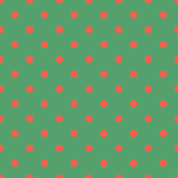 Cute Safari Animals Red Dots Fabric - Green - ineedfabric.com
