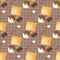 Cute Smores Allover Fabric - Brown - ineedfabric.com