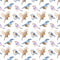 Cute Spring Birds Fabric - ineedfabric.com